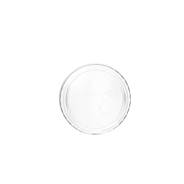 COMPOSTABLE PLA LID FOR 2OZ POT main product photo