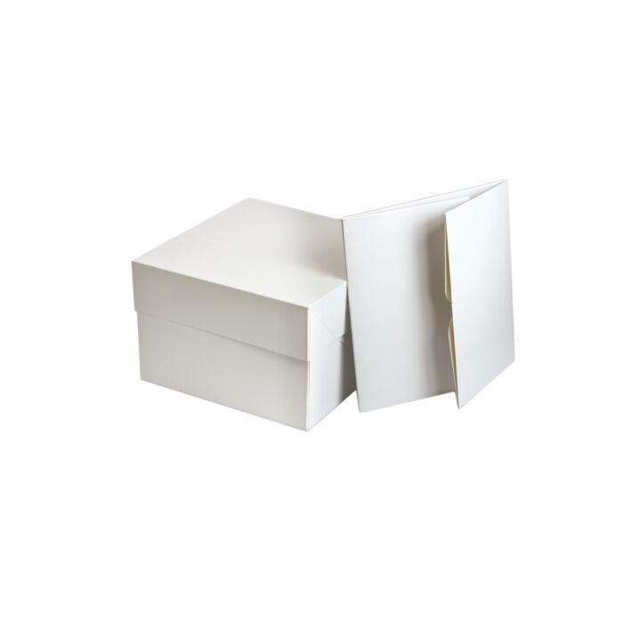 WHITE CAKE BOX 8" main product photo