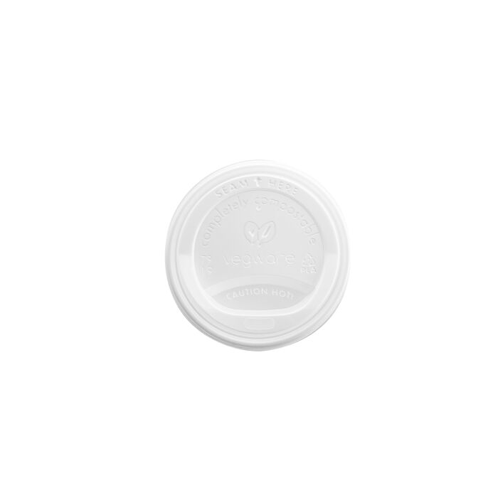 COMPOSTABLE LID FOR 8OZ VEGWARE CUP main product photo