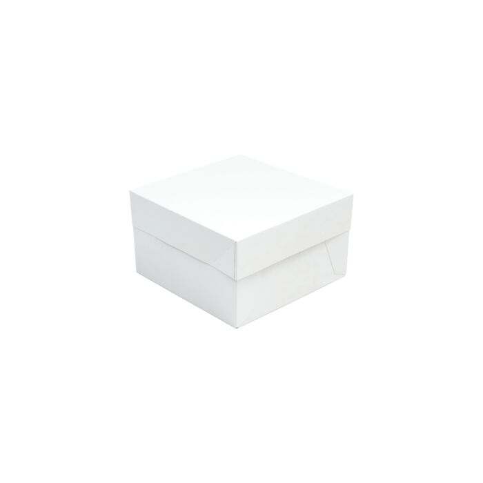 WHITE CAKE BOX & LID 10" main product photo