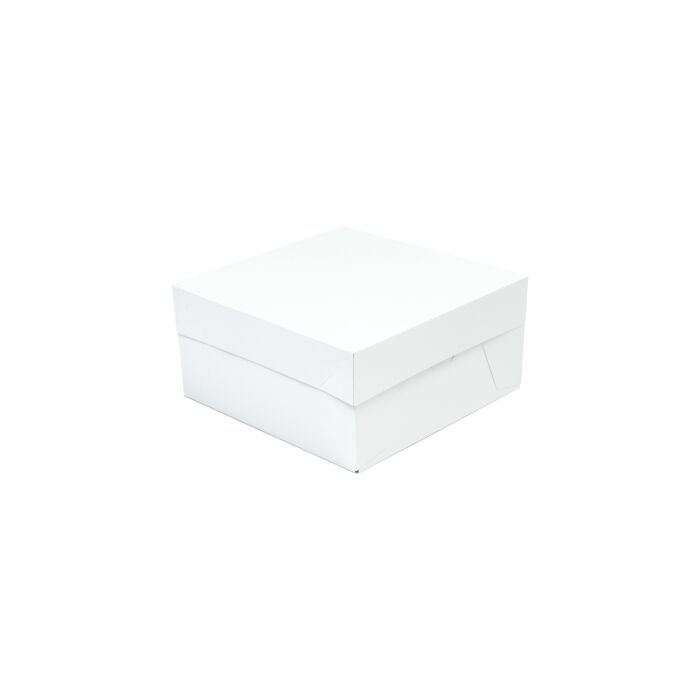 WHITE CAKE BOX & LID 12" main product photo