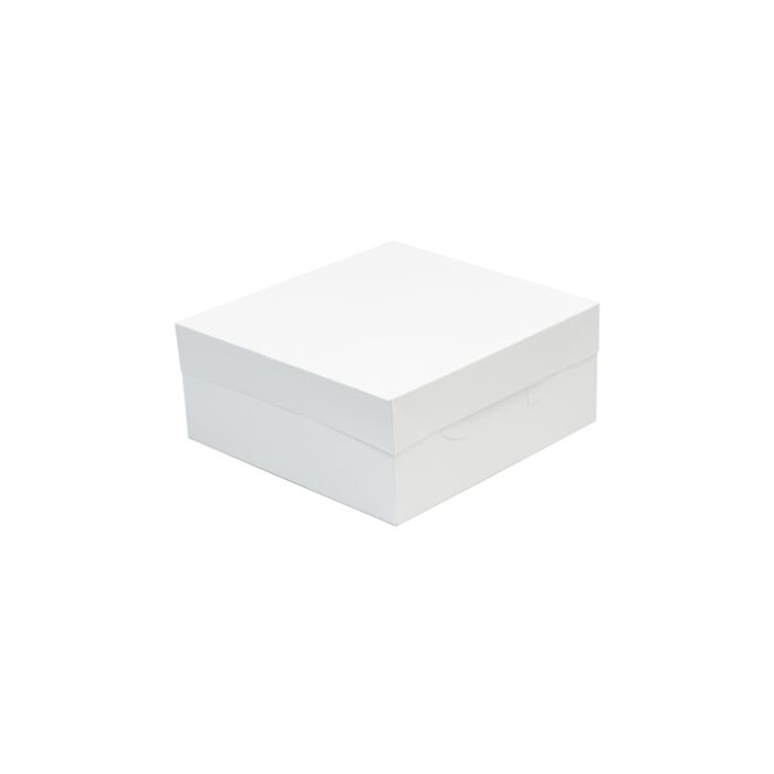 WHITE CAKE BOX & LID 14" main product photo