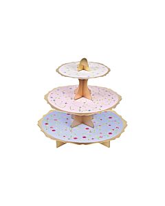 CUPCAKE STAND FLORAL