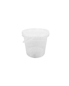 TAMPER EVIDENT TUB WITH LID
