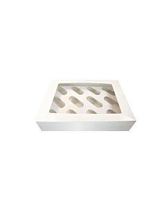 12 CAVITY CUPCAKE BOX