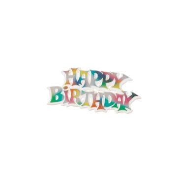 HAPPY BIRTHDAY COLOURED MOTTO
