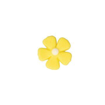 5 PETAL YELLOW SUGAR PIPINGS