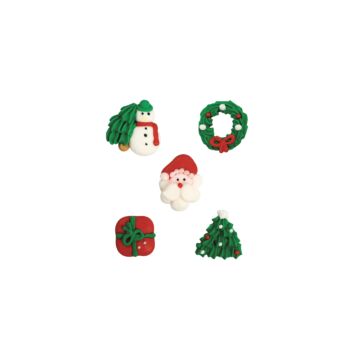 CHRISTMAS ASSORTED SUGAR PIPINGS