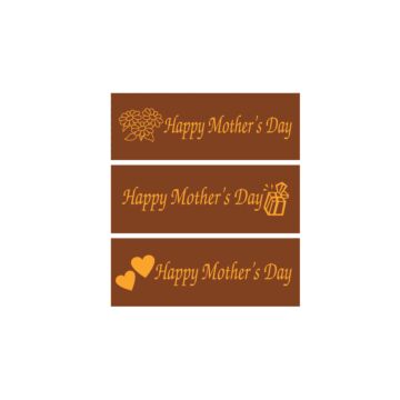 HAPPY MOTHER'S DAY CHOCOLATE PLAQUES