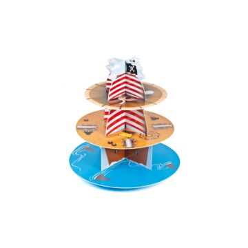CUPCAKE STAND PIRATE SHIP