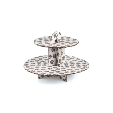 CUPCAKE STAND PAWPRINTS