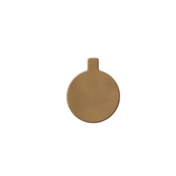 MINI DESSERT BOARD ROUND GOLD 8CM
