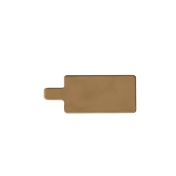 MINI DESSERT BOARD RECTANGULAR GOLD 13X4.5CM