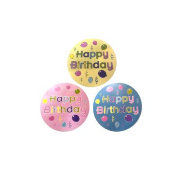 HAPPY BIRTHDAY SUGAR PLAQUES