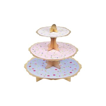 CUPCAKE STAND FLORAL