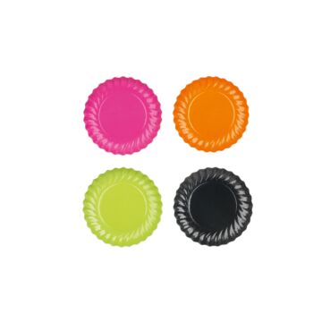 MINI ASSORTED PLATES TUTTI FRUTTI 9.7CM