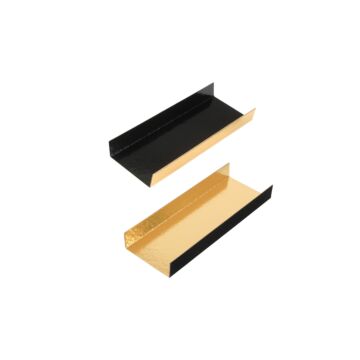 MINI FOLDED BOARD GOLD & BLACK 13X7.5CM