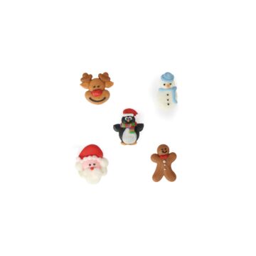 CHRISTMAS FRIENDS SUGAR PIPINGS