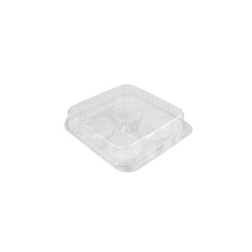 4 CAVITY HINGED CONTAINER