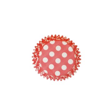 CUPCAKE CASE POLKA RED