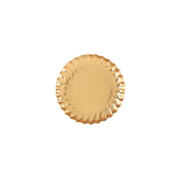 PLATE GOLD 9.5CM