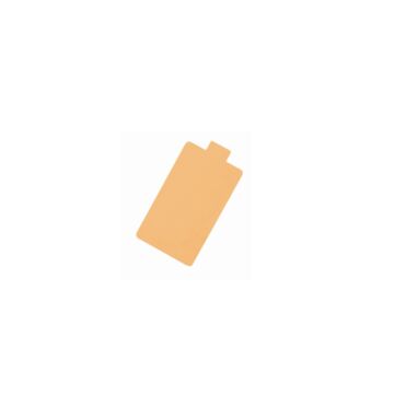 MINI DESSERT BOARD RECTANGULAR GOLD 9.5X5.6CM