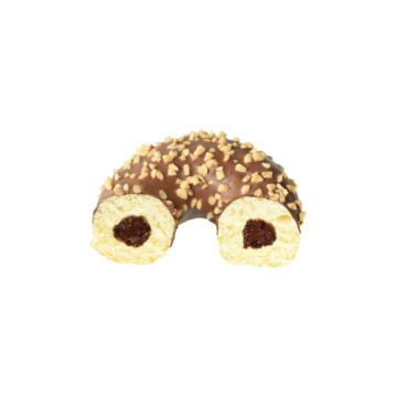 CHOCCA-NUT FILLED RING DONUT