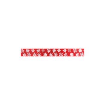 SNOWFLAKE RED RIBBON