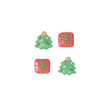 CHRISTMAS TREE & PARCEL SUGAR PIPINGS