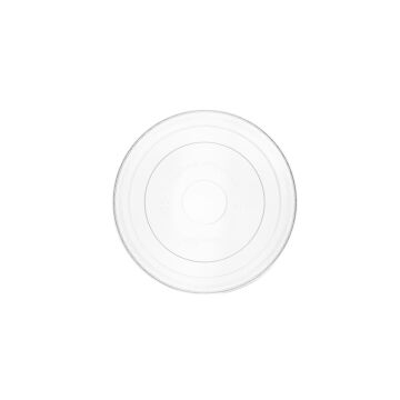 FLAT PLA COLD LID FOR 12OZ SOUP CONTAINER