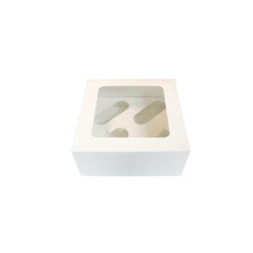 4 CAVITY BOX WHITE