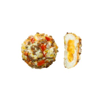 FILLED CHEESEBURGER STYLE INDIVIDUAL PIZZA