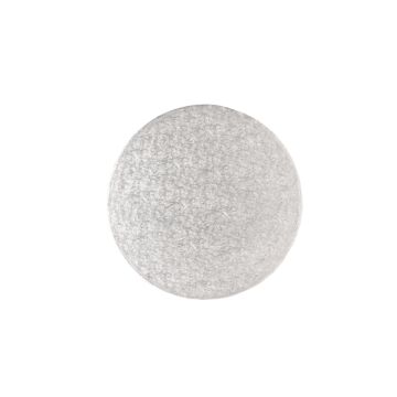 CAKE BOARD SILVER ROUND 6"