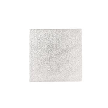 CAKE BOARD SILVER SQUARE 8"